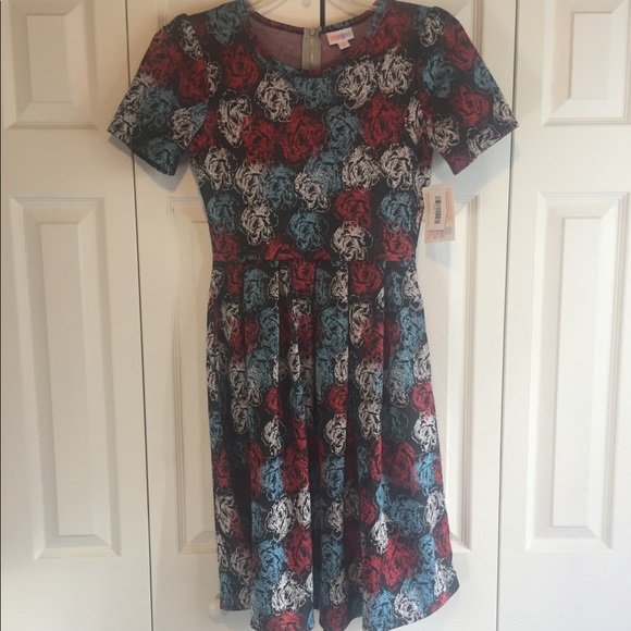LuLaRoe Dresses & Skirts - LulaRoe Sz Sm Floral Spring Amelia NWT